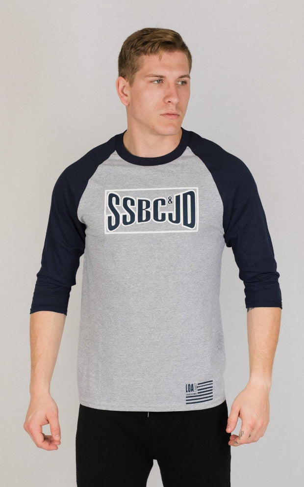  Weightlifting and Powerlifting Clothing | "SSBC&JD" Baseball Tee - Load Strength Sports