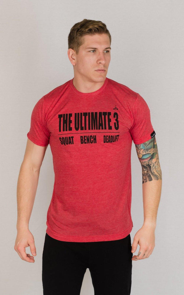  Weightlifting and Powerlifting Clothing | "Ultimate 3" Tee - Load Strength Sports
